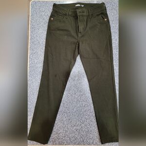 Old Navy Dark Olive Rockstar Super Skinny Jeans